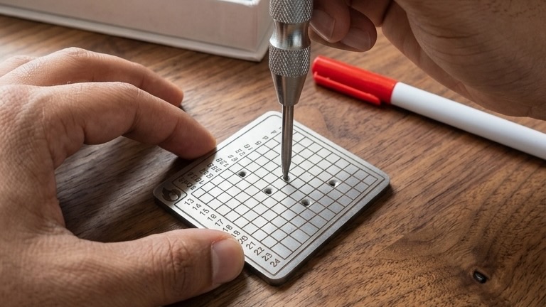Mark. Verify. Etch.